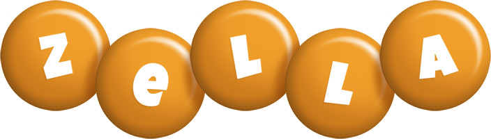 Zella candy-orange logo