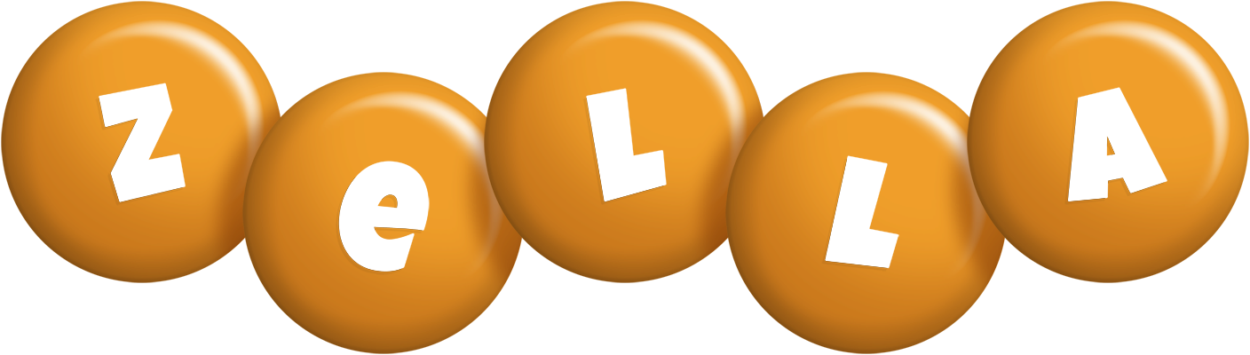 Zella candy-orange logo