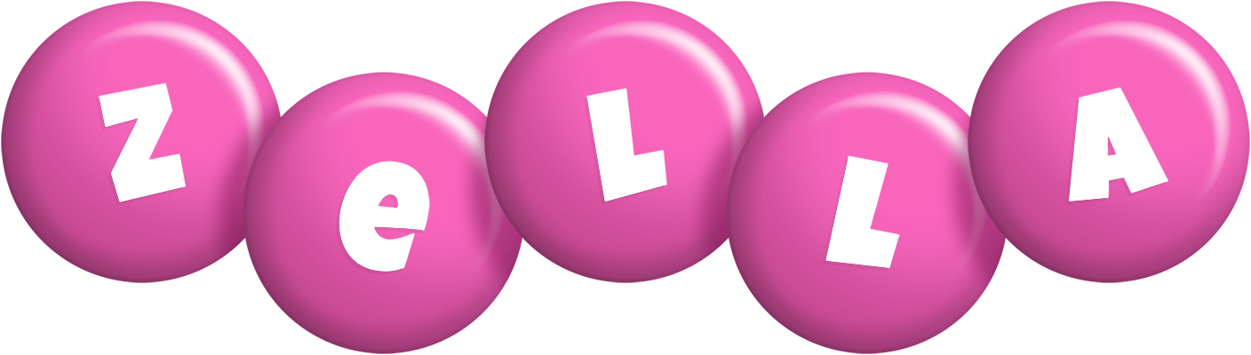 Zella candy-pink logo