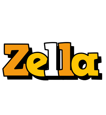 Zella cartoon logo