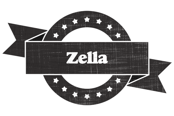 Zella grunge logo
