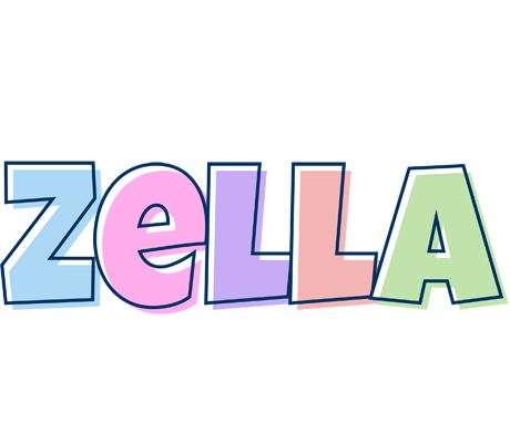 Zella pastel logo