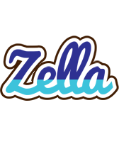 Zella raining logo