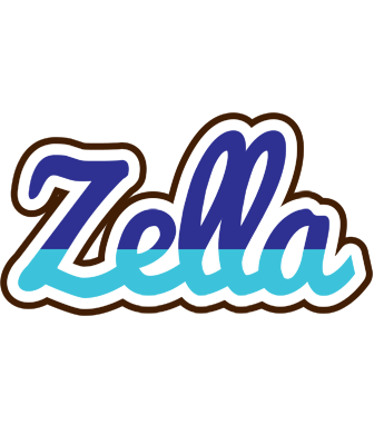 Zella raining logo