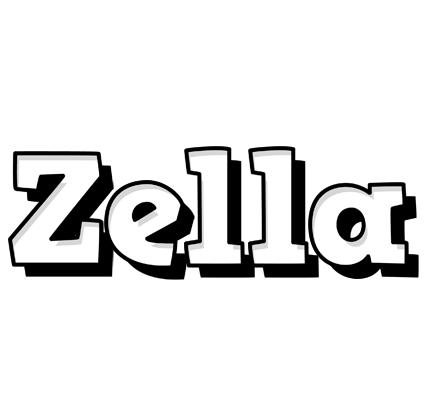 Zella snowing logo