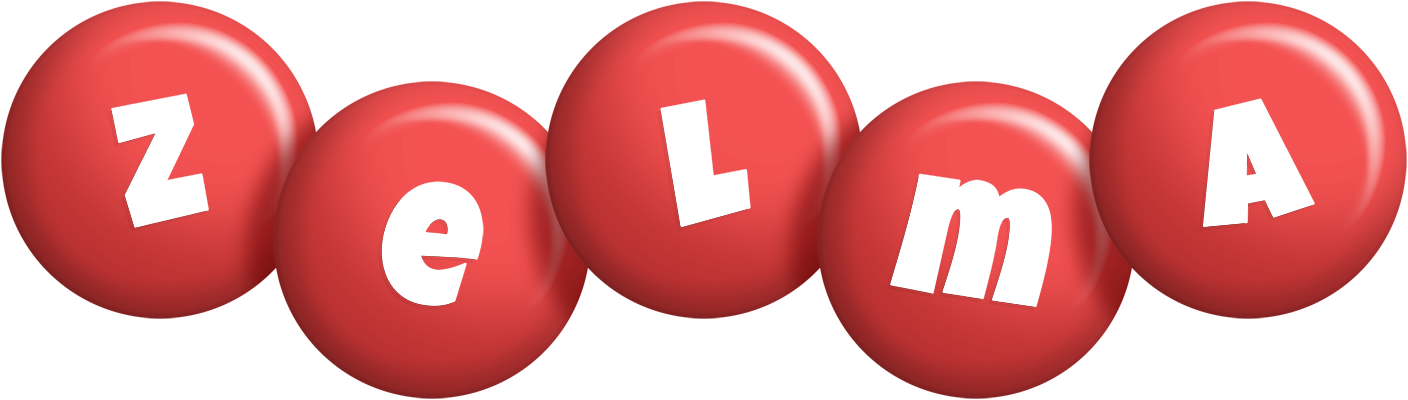 Zelma candy-red logo