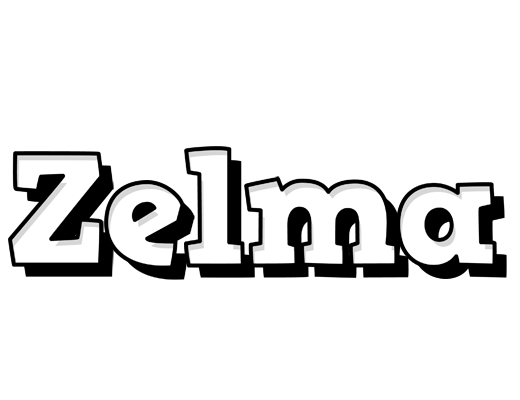 Zelma snowing logo