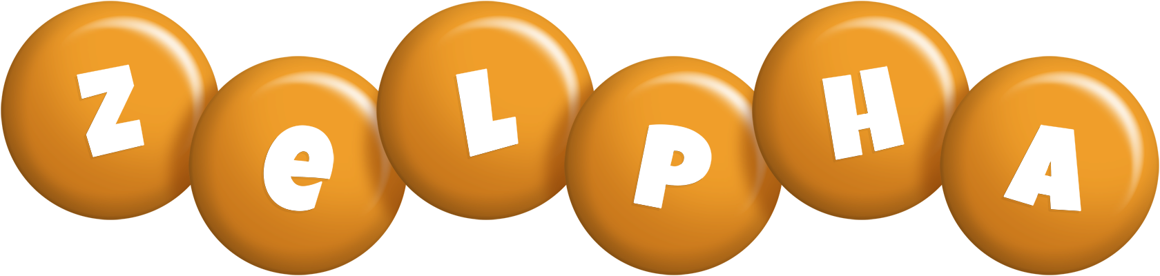 Zelpha candy-orange logo
