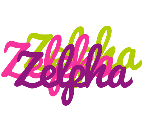 Zelpha flowers logo