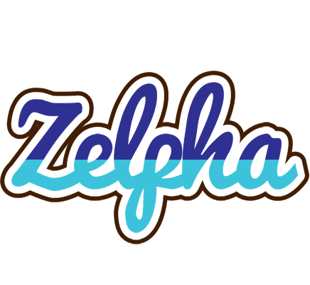 Zelpha raining logo