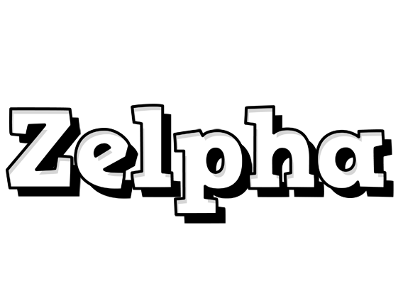 Zelpha snowing logo