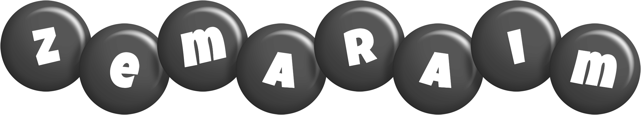 Zemaraim candy-black logo