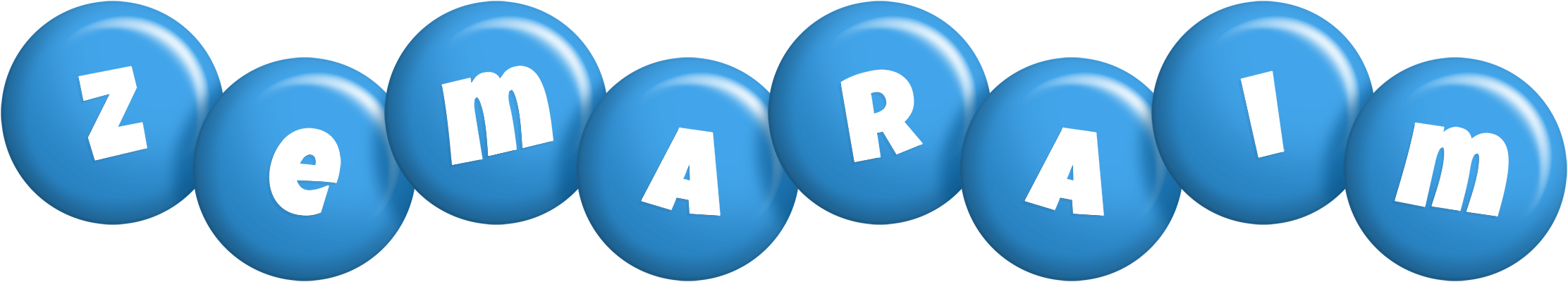 Zemaraim candy-blue logo