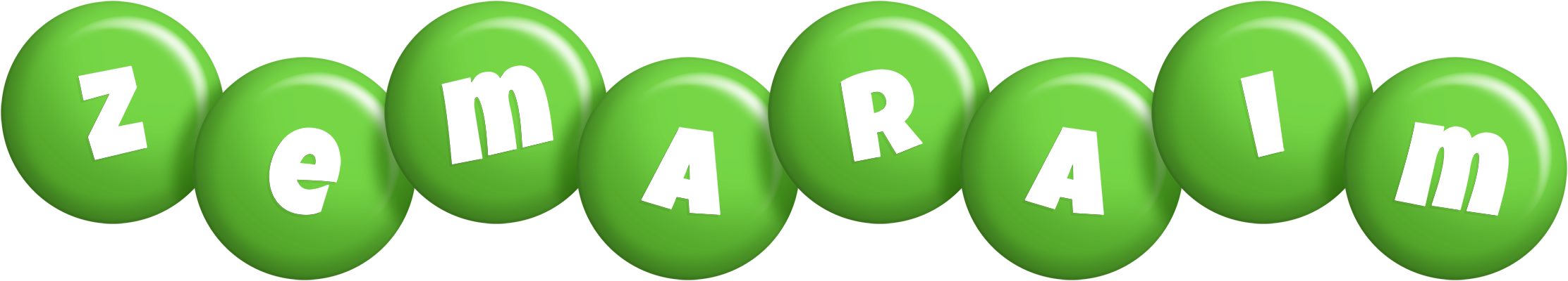 Zemaraim candy-green logo