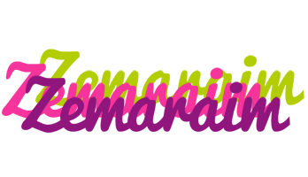 Zemaraim flowers logo