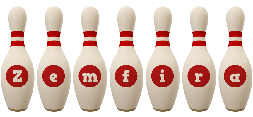 Zemfira bowling-pin logo