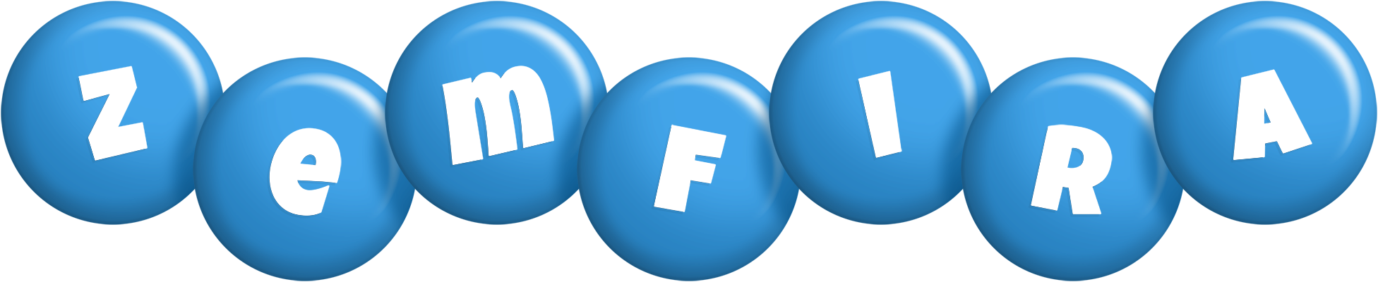 Zemfira candy-blue logo