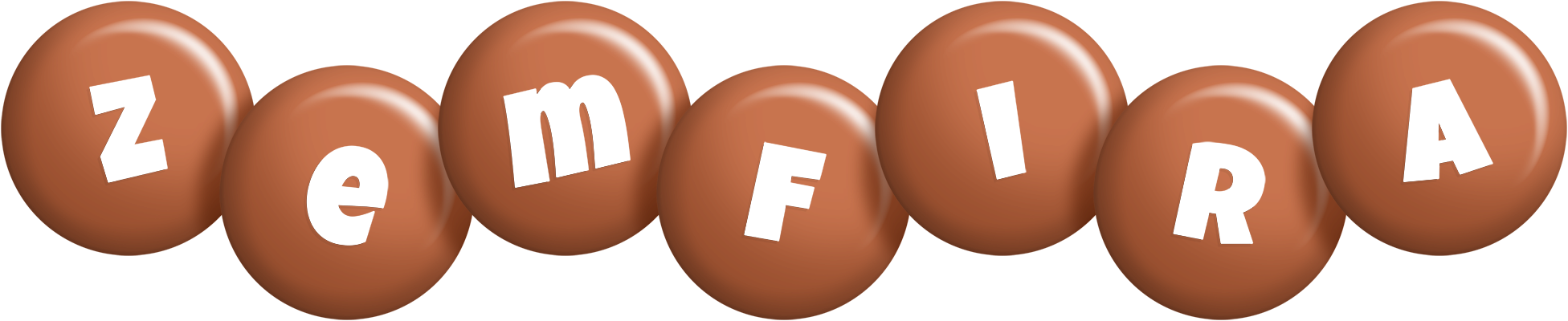 Zemfira candy-brown logo