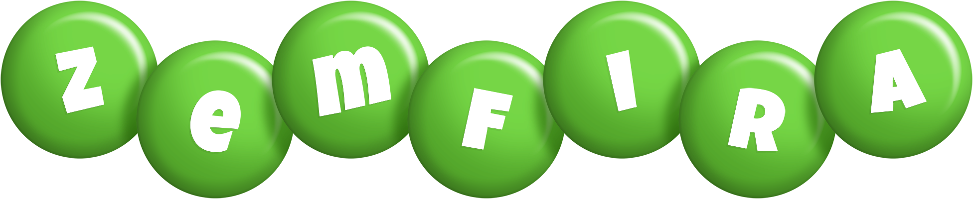 Zemfira candy-green logo