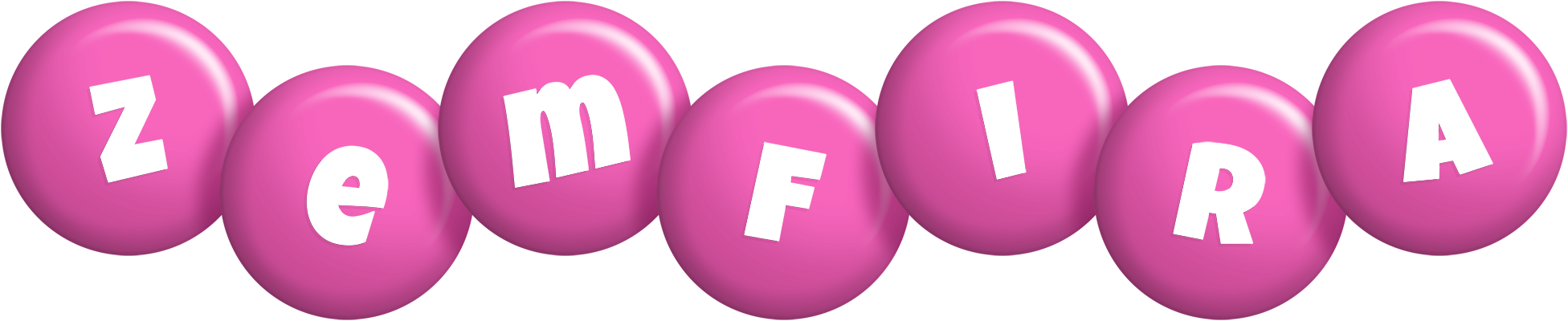 Zemfira candy-pink logo