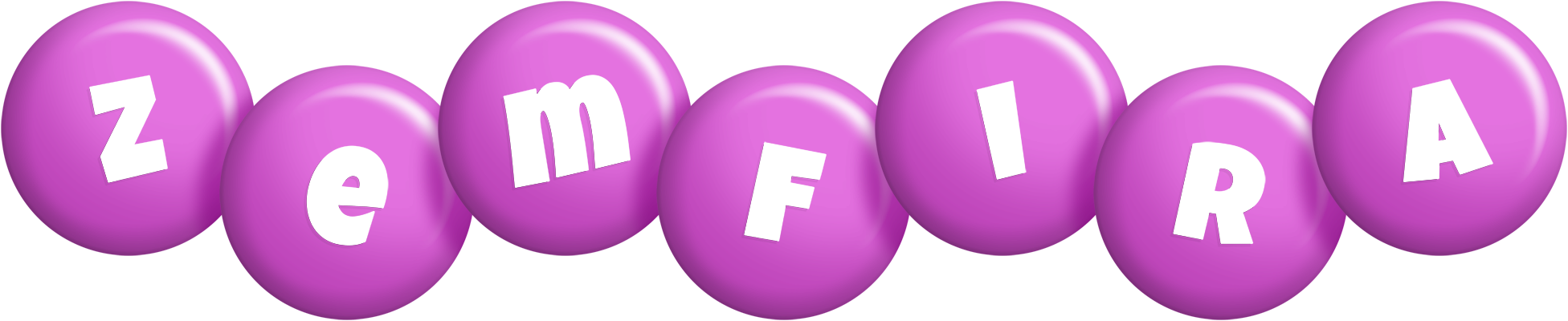 Zemfira candy-purple logo