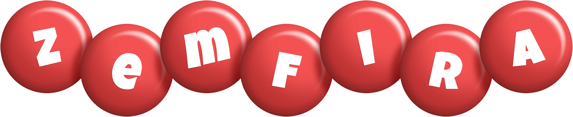 Zemfira candy-red logo
