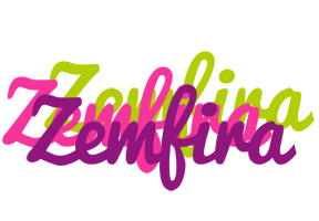 Zemfira flowers logo