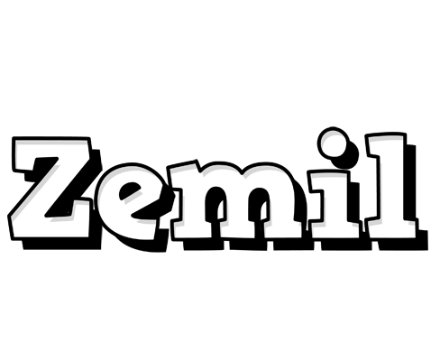 Zemil snowing logo