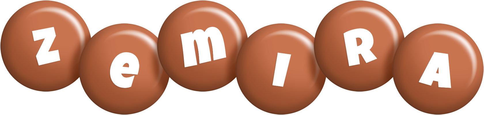 Zemira candy-brown logo