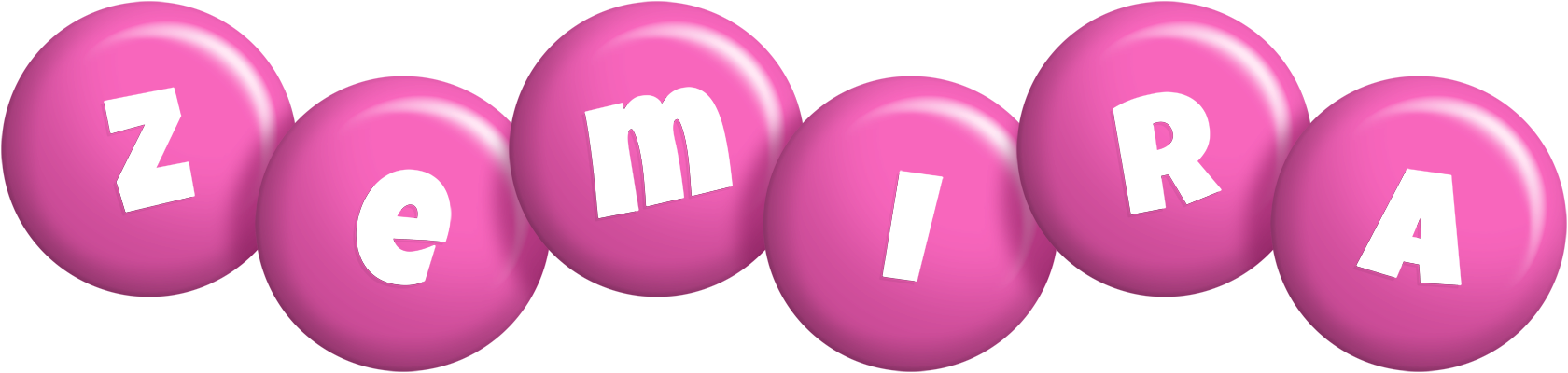 Zemira candy-pink logo
