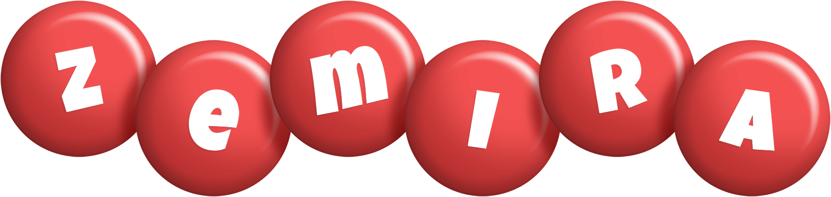 Zemira candy-red logo