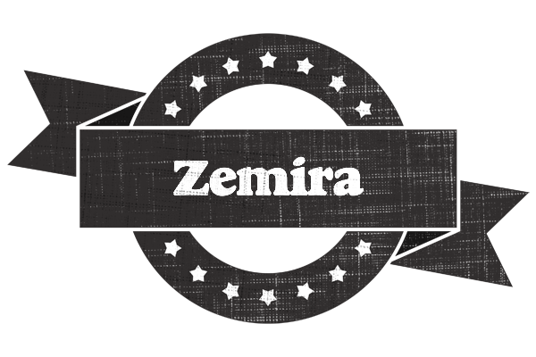 Zemira grunge logo
