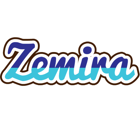 Zemira raining logo