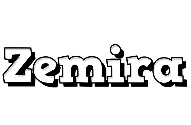 Zemira snowing logo
