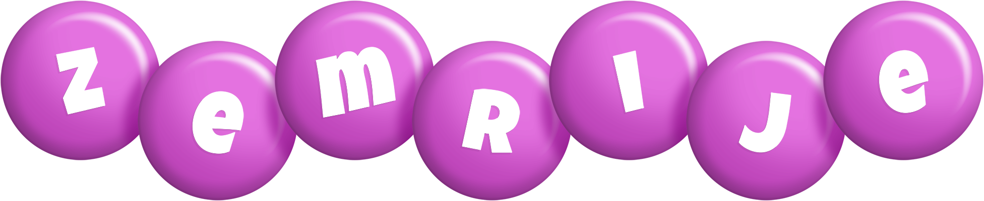 Zemrije candy-purple logo