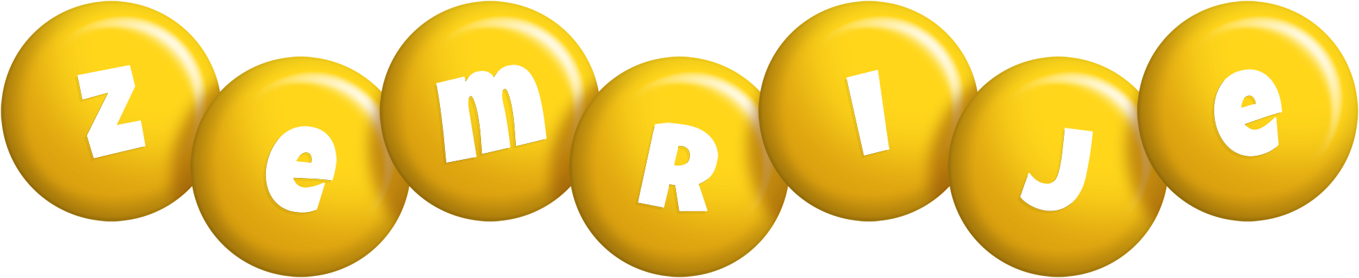 Zemrije candy-yellow logo