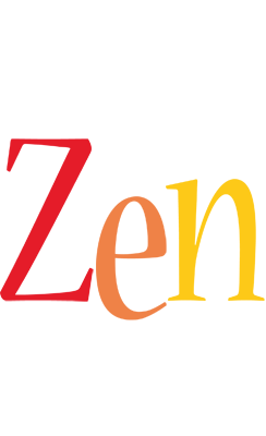 Zen birthday logo