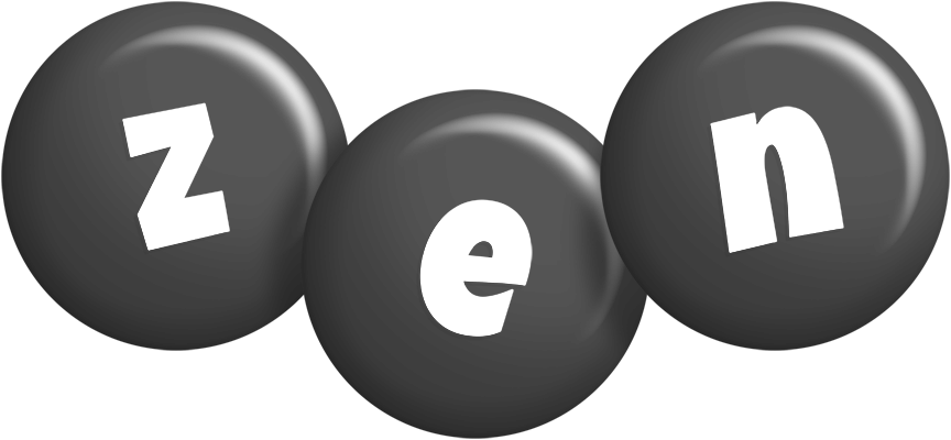 Zen candy-black logo