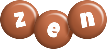 Zen candy-brown logo