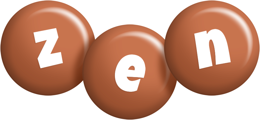 Zen candy-brown logo