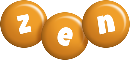 Zen candy-orange logo
