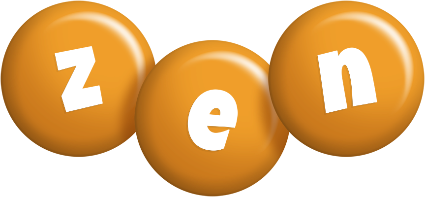Zen candy-orange logo