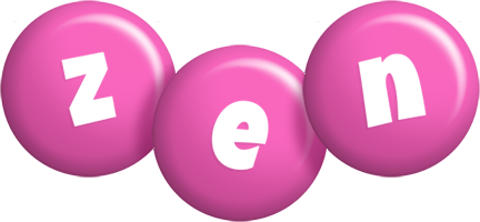Zen candy-pink logo