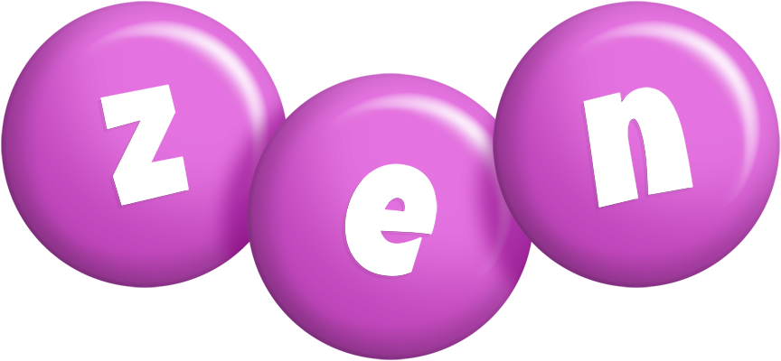 Zen candy-purple logo