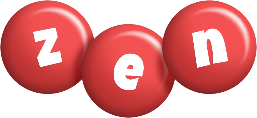 Zen candy-red logo