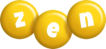 Zen candy-yellow logo