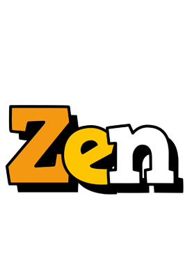 Zen cartoon logo