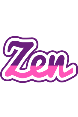 Zen cheerful logo
