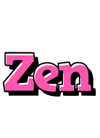 Zen girlish logo