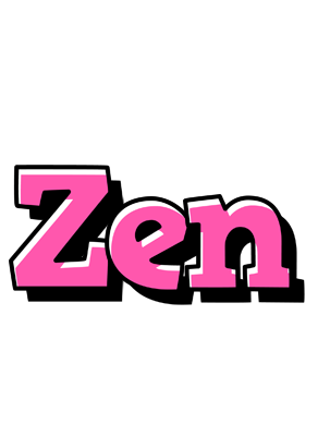 Zen girlish logo